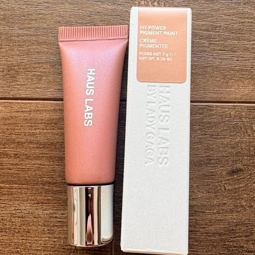 Haus Labs by Lady Gaga Hy-Power Pigment Paint -- Rose Gold Shimmer NEW